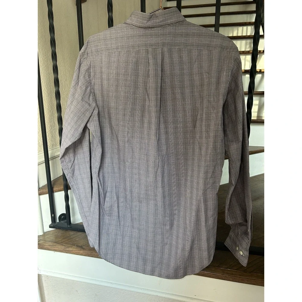 Boy's Size 15 Ralph Lauren Polo Shirt Plaid Collar Button-up